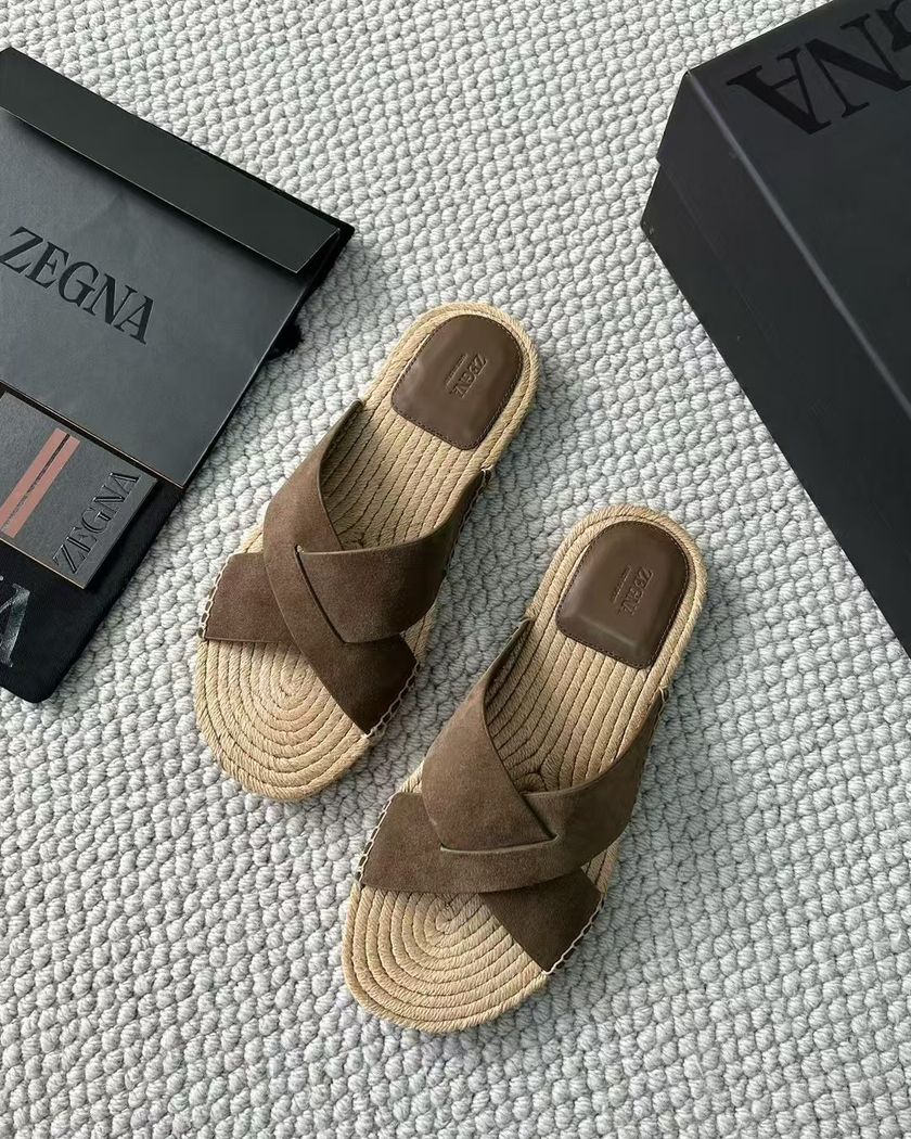 Шлёпанцы-эспадрильи Zegna