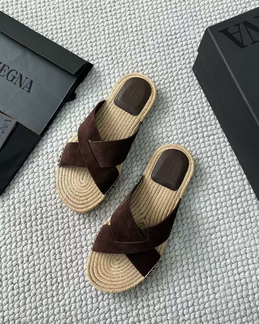 Шлёпанцы-эспадрильи Zegna