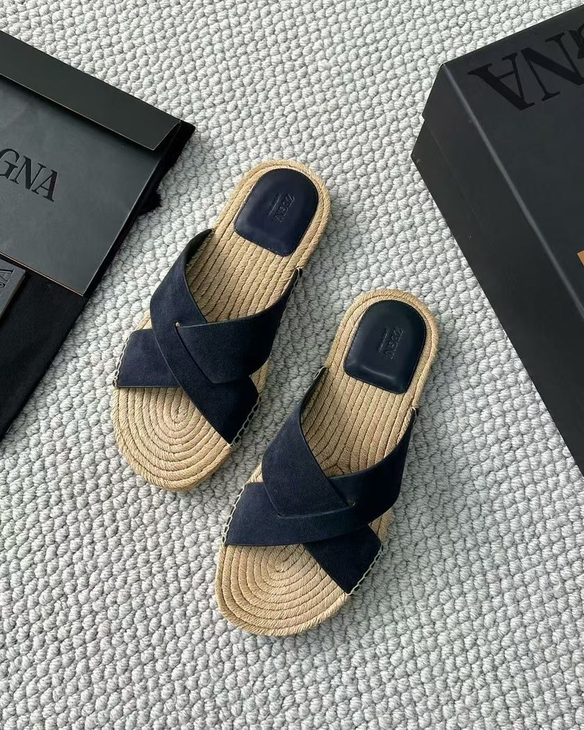 Шлёпанцы-эспадрильи Zegna