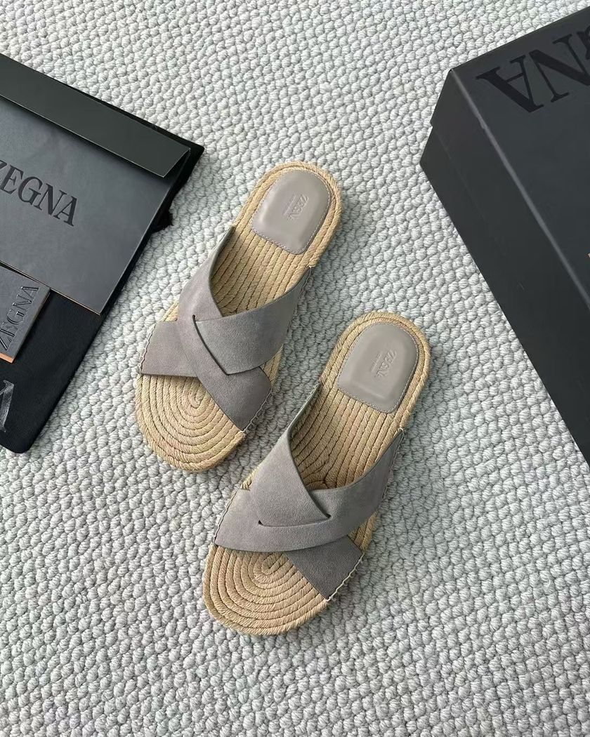 Шлёпанцы-эспадрильи Zegna