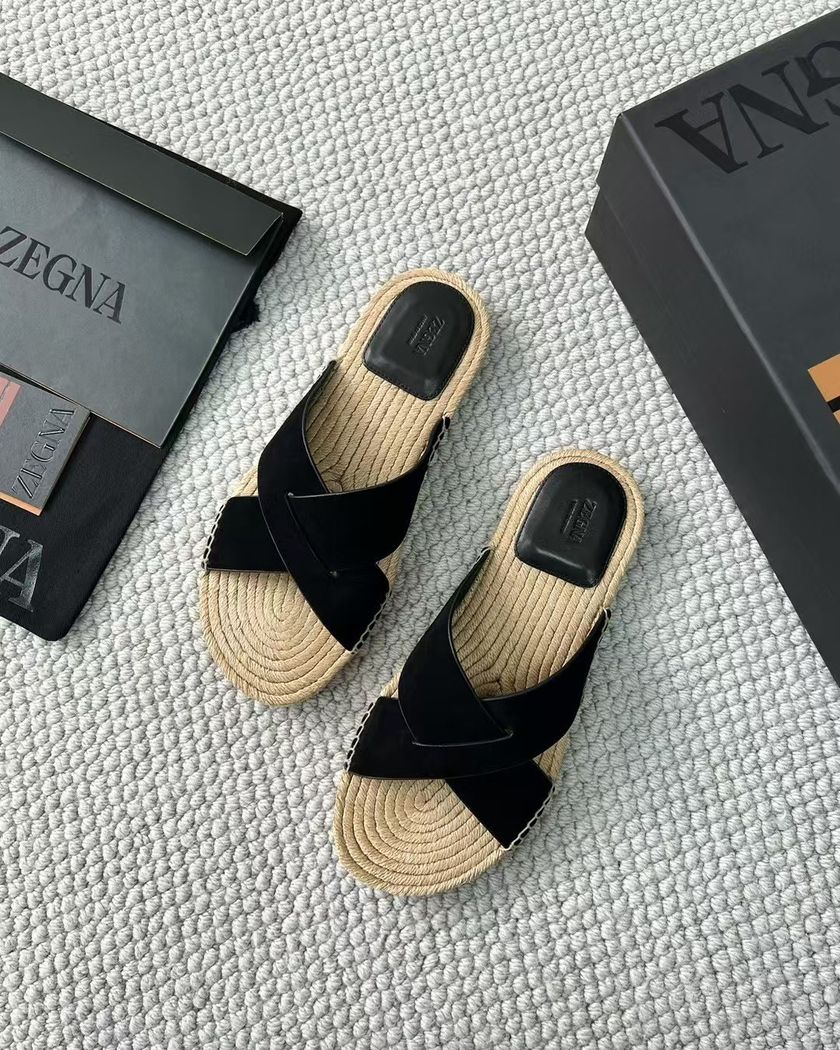 Шлёпанцы-эспадрильи Zegna