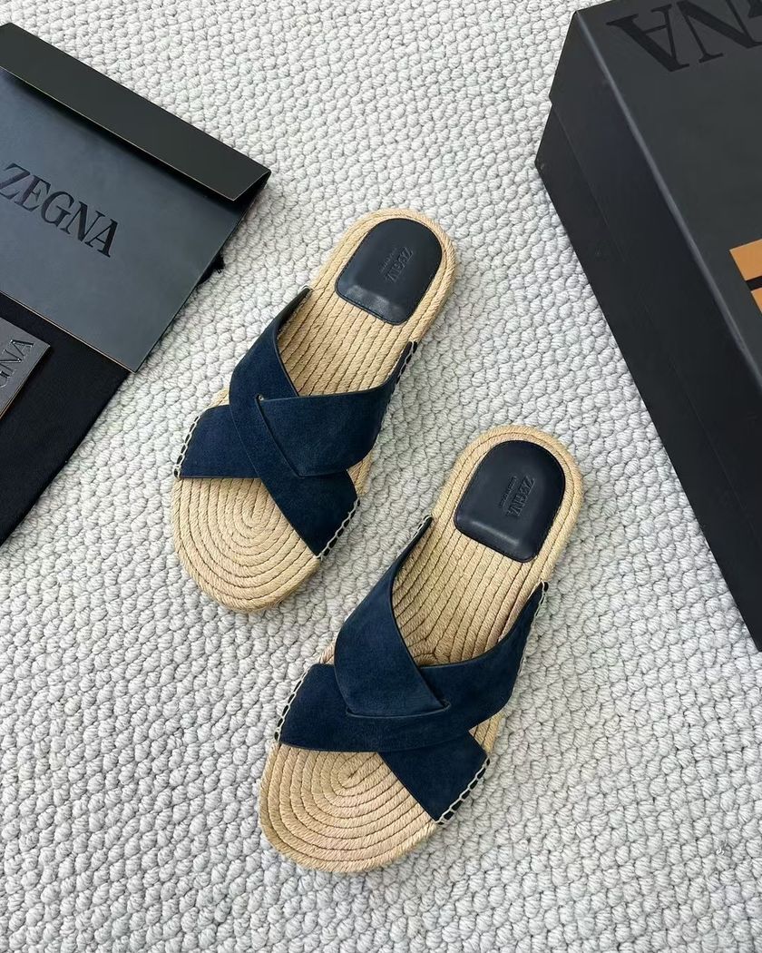 Шлёпанцы-эспадрильи Zegna