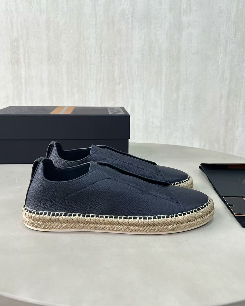 Эспадрильи Zegna Triple Stitch из кожи
