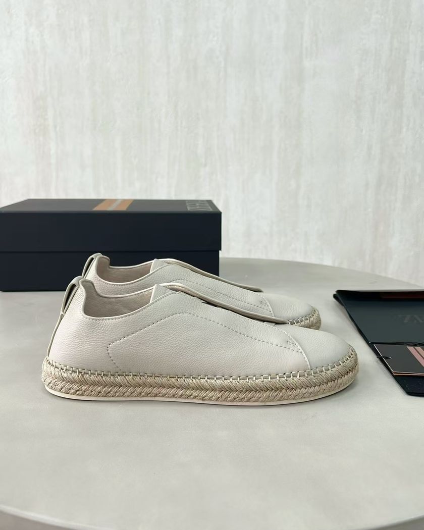 Эспадрильи Zegna Triple Stitch из кожи
