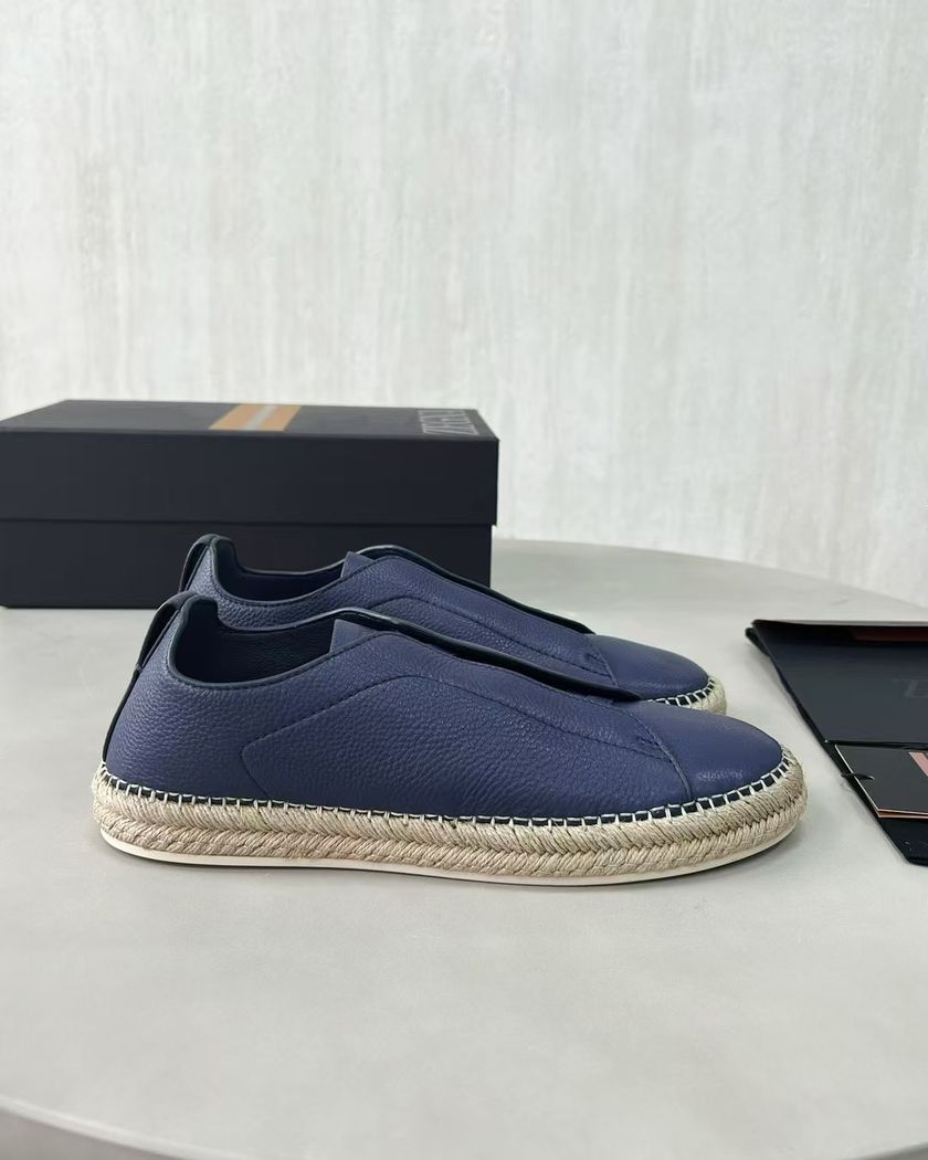 Эспадрильи Zegna Triple Stitch из кожи