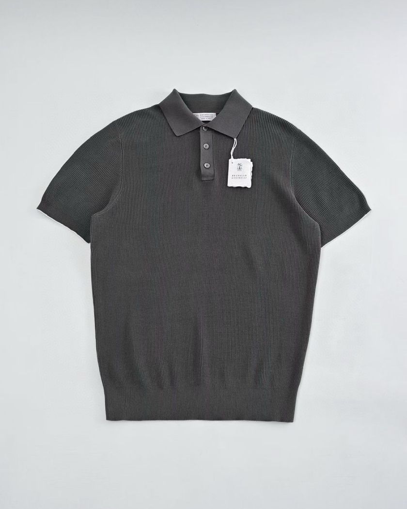 Поло Brunello Cucinelli из хлопка