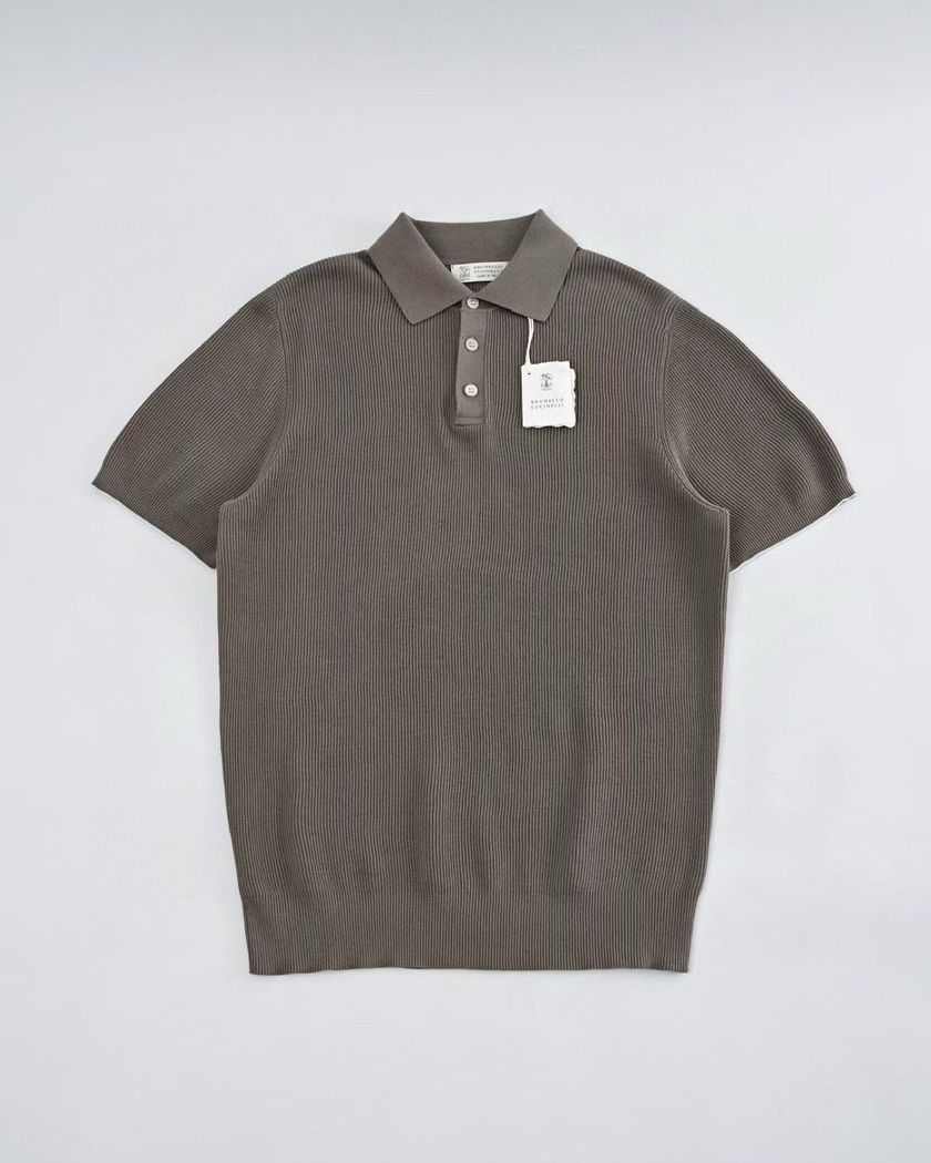 Поло Brunello Cucinelli из хлопка