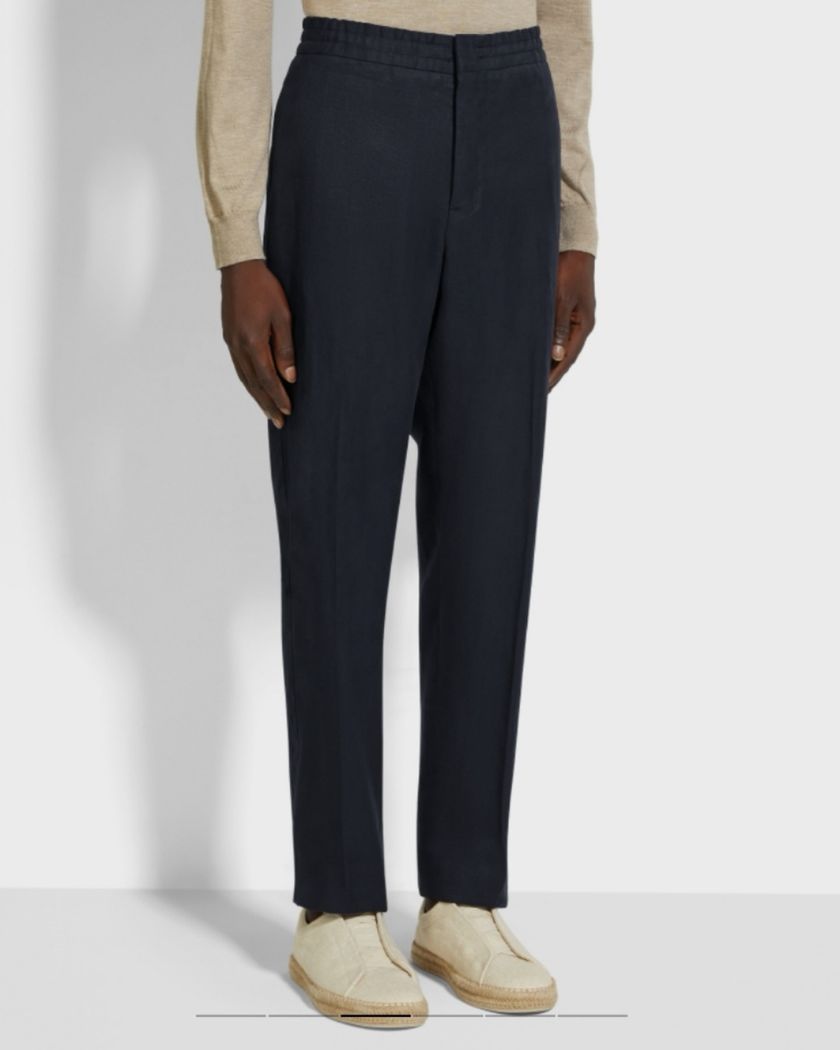 Брюки из льна Zegna