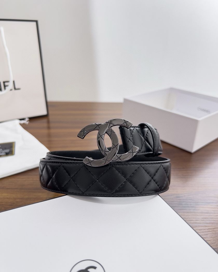 Chanel кожаный ремень