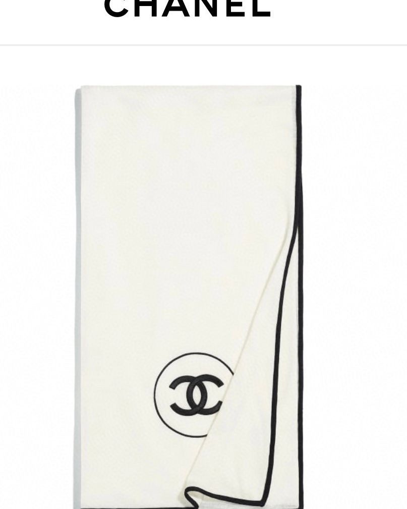 Chanel шарф из кашемира и шерсти