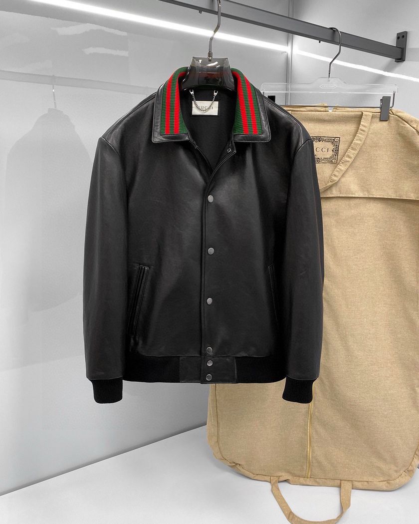 Кожаная куртка Gucci