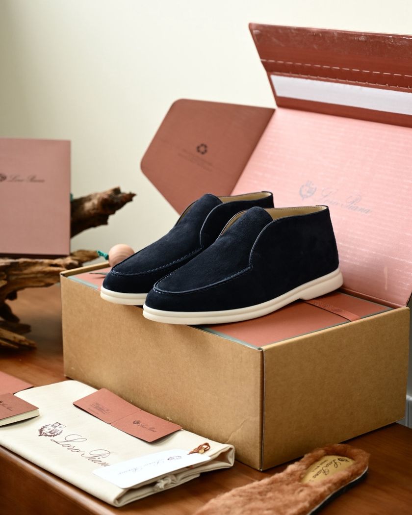 Высокие лоферы Loro Piana Open Walk