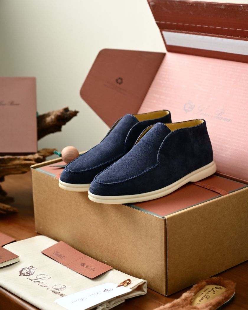 Высокие лоферы Loro Piana Open Walk