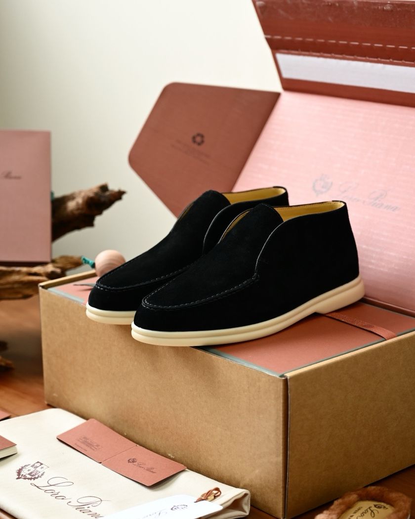Высокие лоферы Loro Piana Open Walk
