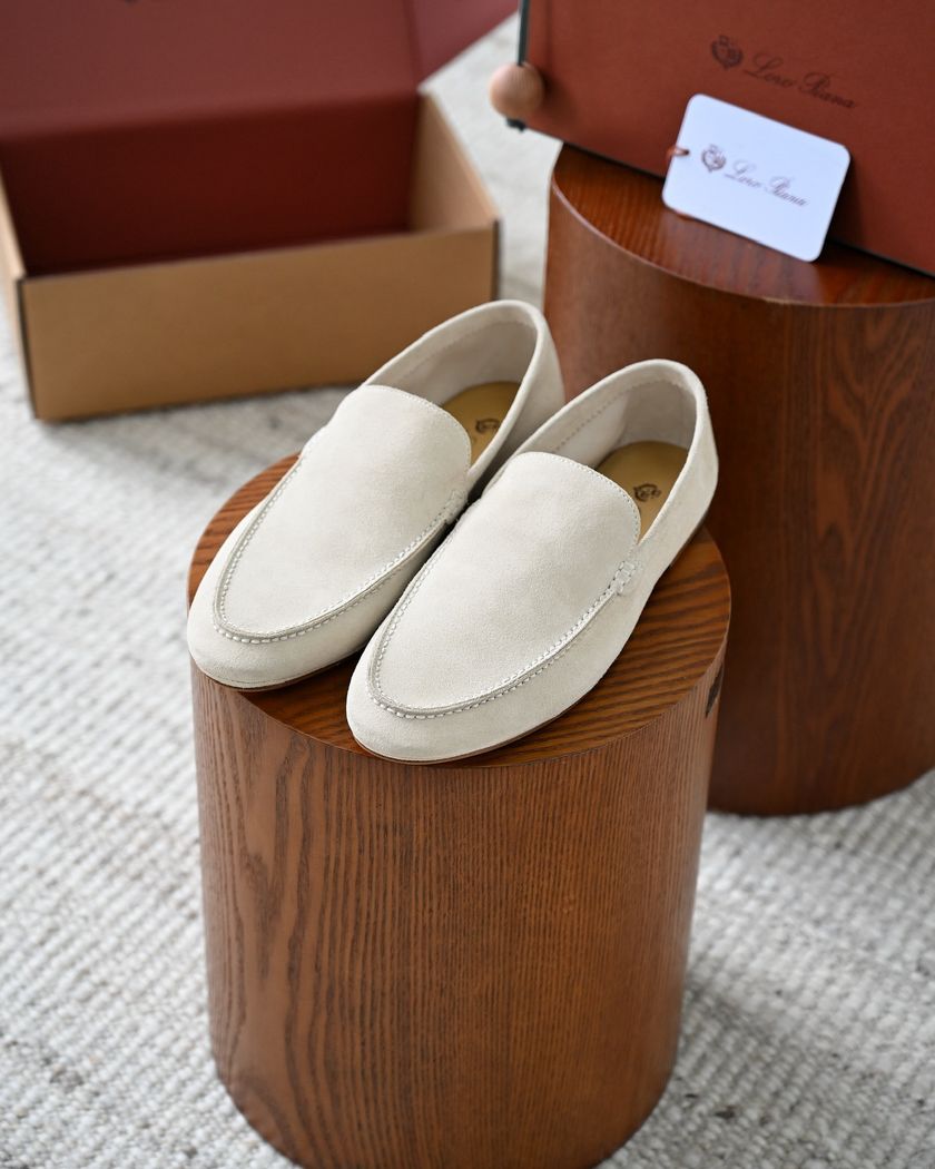 Лоферы Loro Piana из замши
