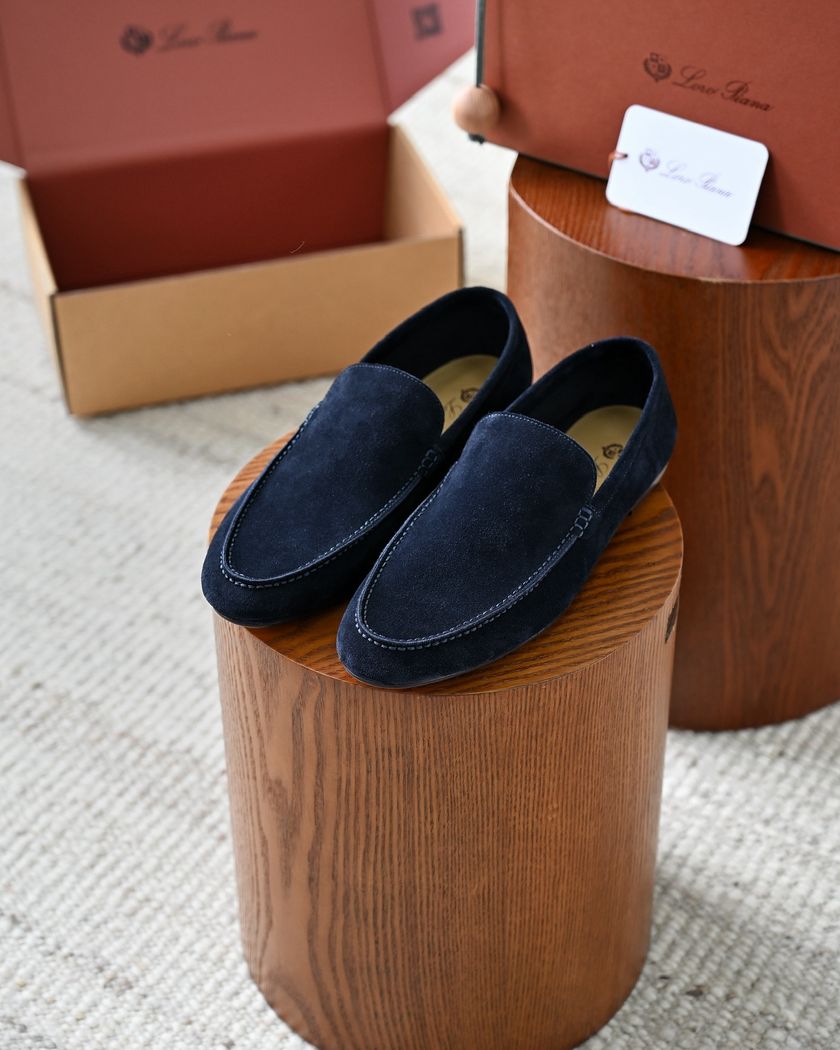 Лоферы Loro Piana из замши