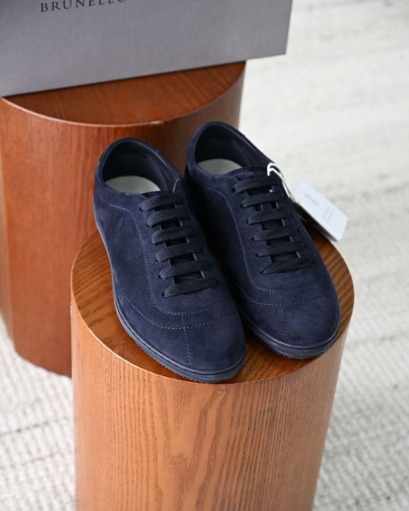 Кроссовки Brunello Cucinelli из замши