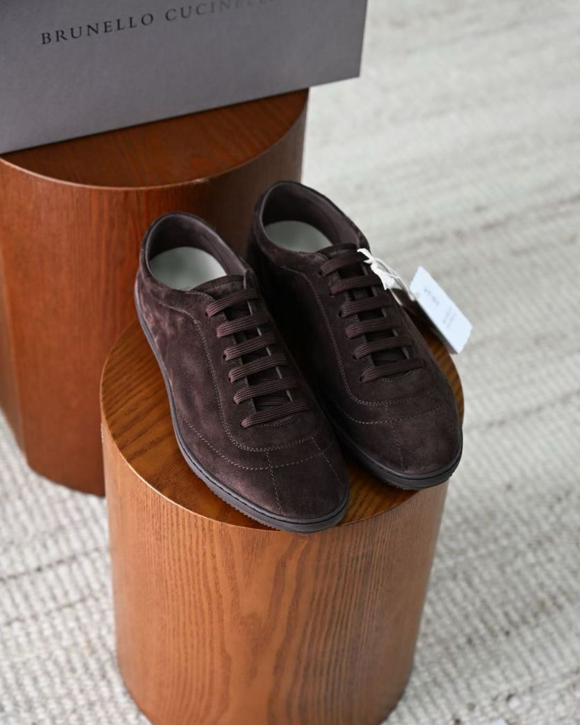 Кроссовки Brunello Cucinelli из замши