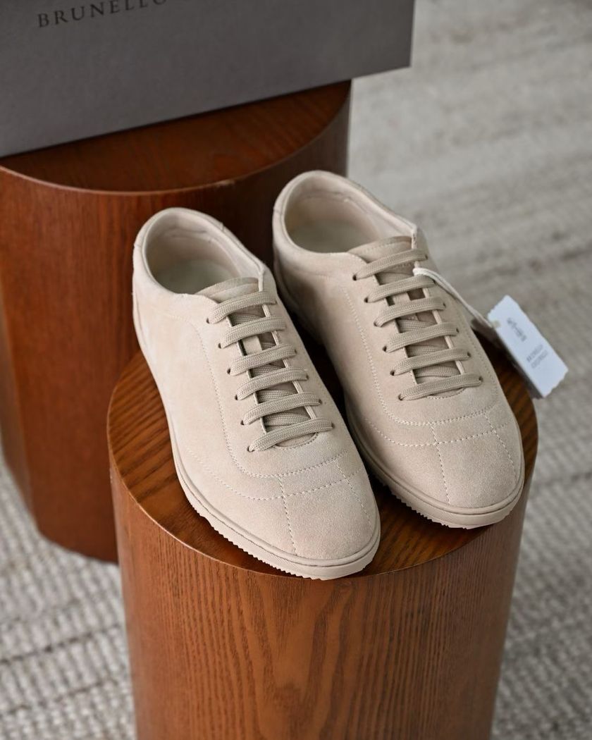Кроссовки Brunello Cucinelli из замши