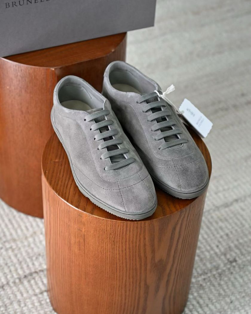 Кроссовки Brunello Cucinelli из замши