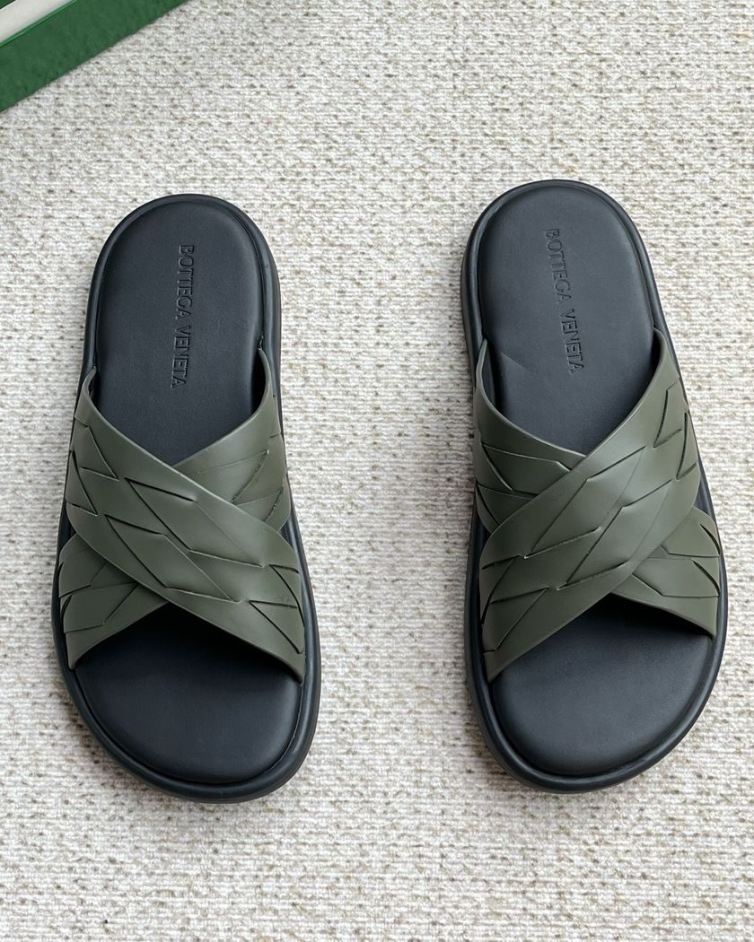 Сандалии Bottega Veneta из плетёной кожи