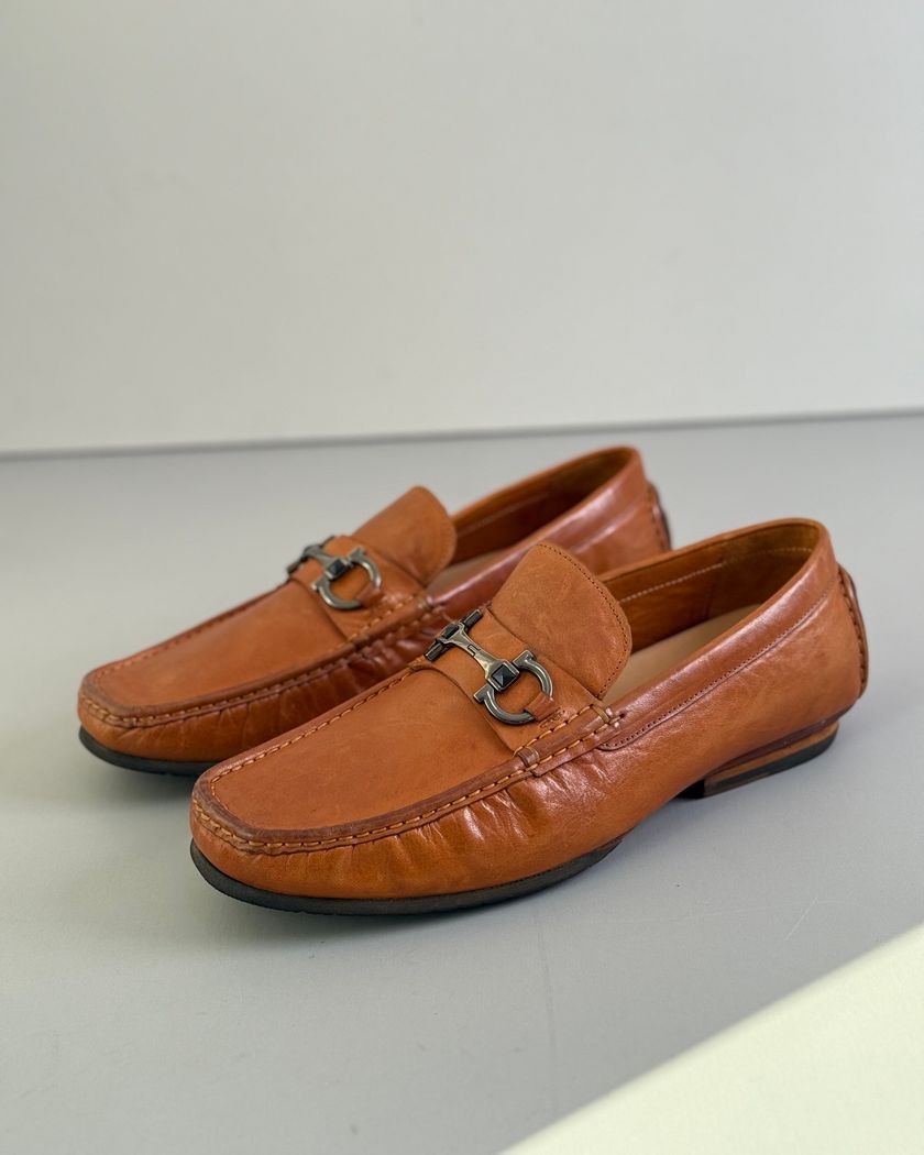 Мокасины Ferragamo из кожи