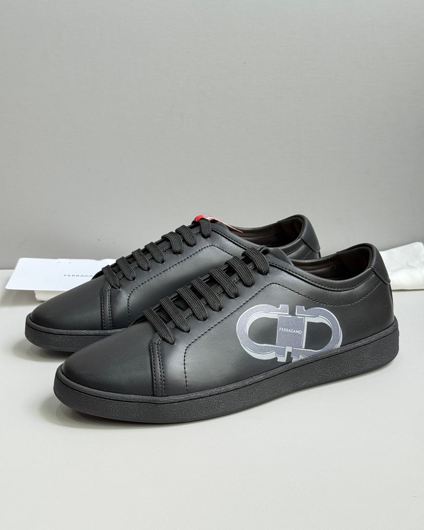 Кеды Ferragamo из кожи