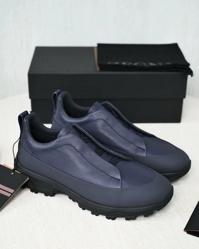 Zegna Triple Stitch Monte утеплённые натуральным мехом