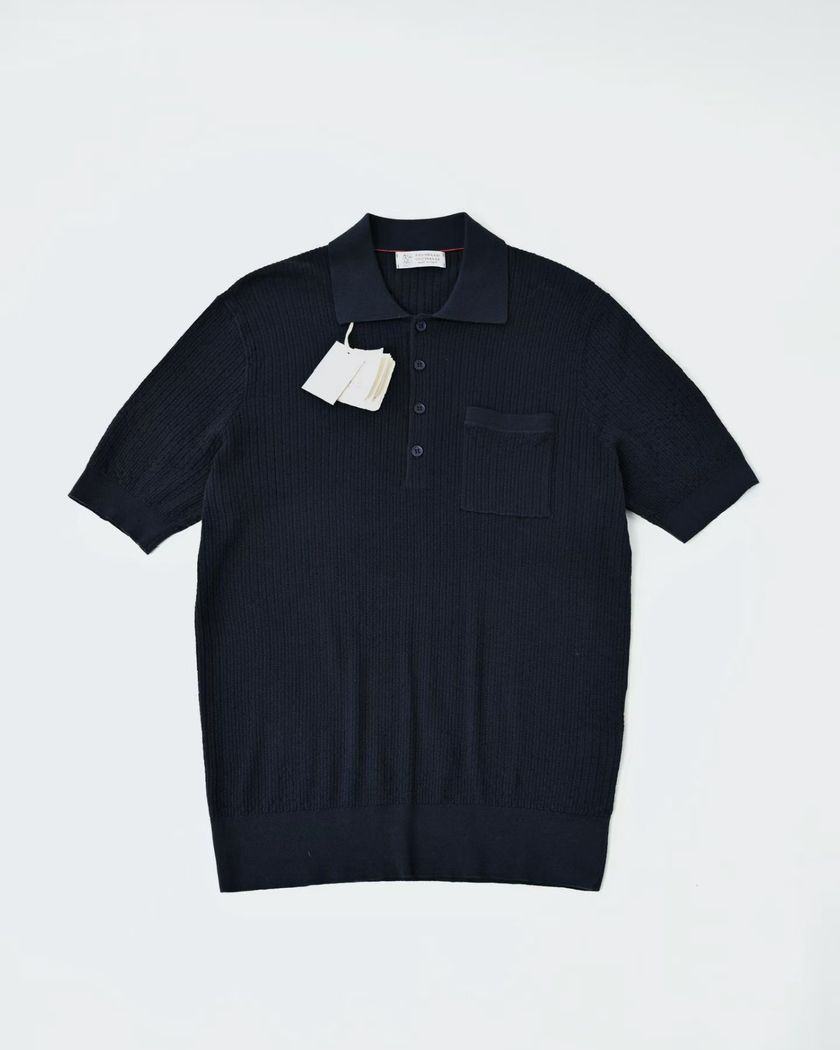 Поло Brunello Cucinelli из хлопка