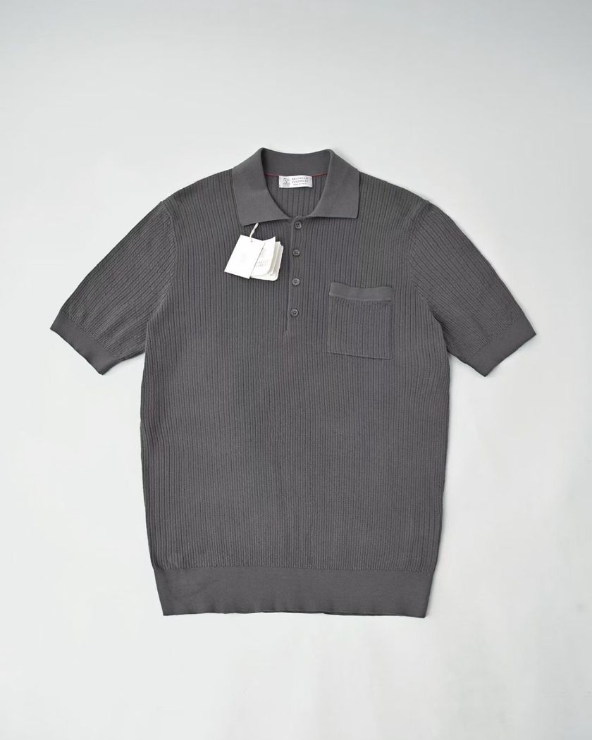 Поло Brunello Cucinelli из хлопка