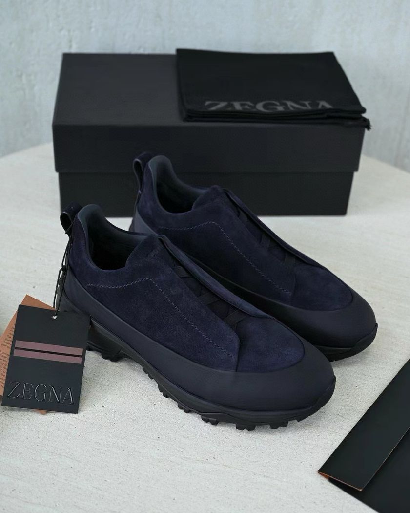 Zegna Triple Stitch Monte утеплённые натуральным мехом