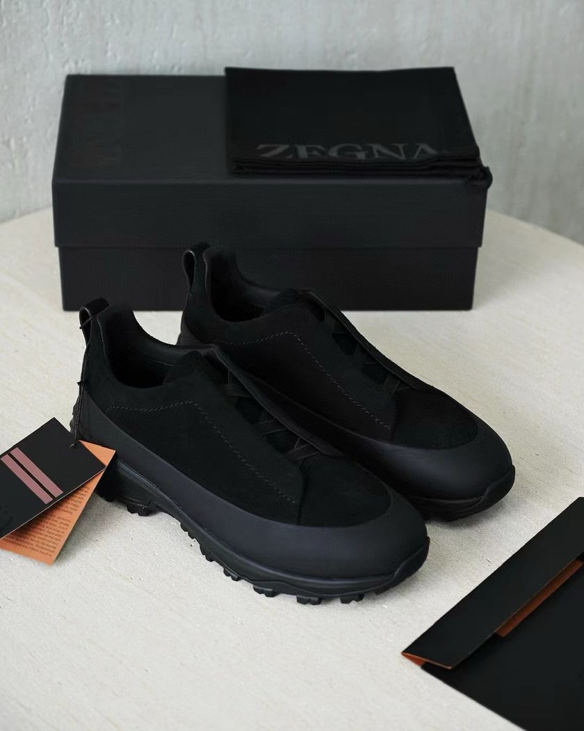 Zegna Triple Stitch Monte утеплённые натуральным мехом