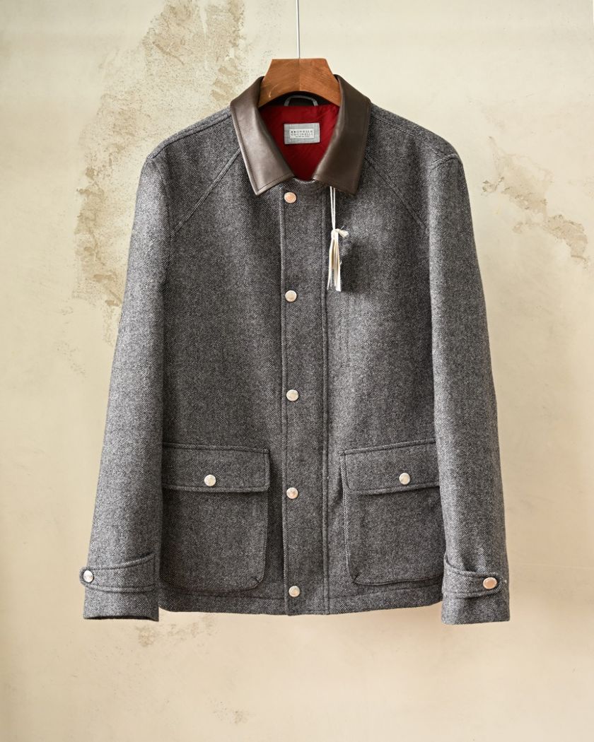 Классическая куртка Brunello Cucinelli из высококачественной шерсти