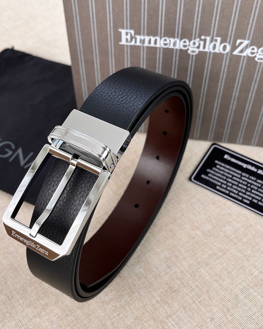 Ремень Zegna двусторонний
