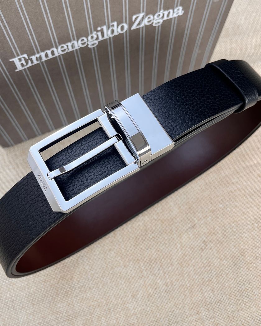 Ремень Zegna двусторонний