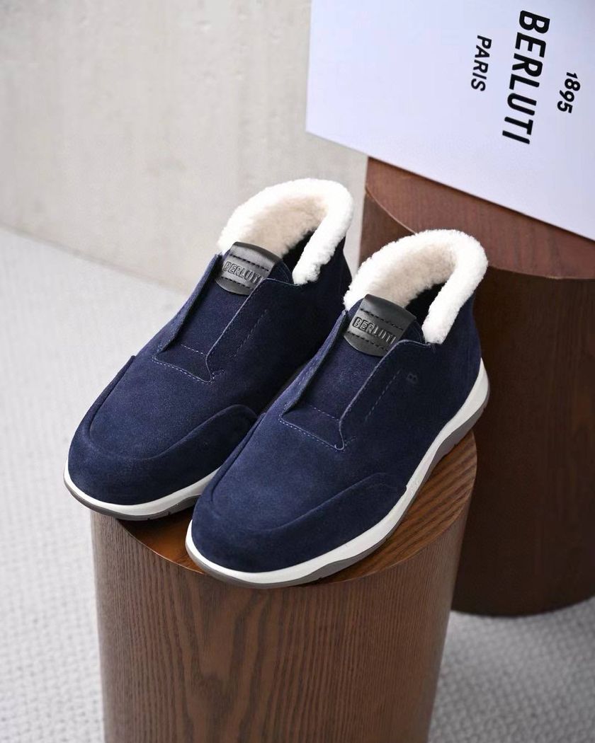 Высокие утеплённые лоферы Berluti