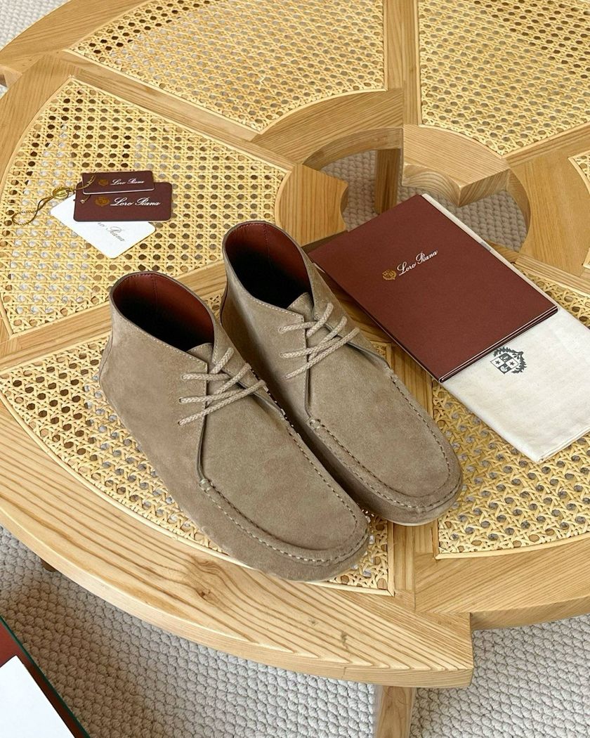 Высокие утепленные лоферы Loro Piana