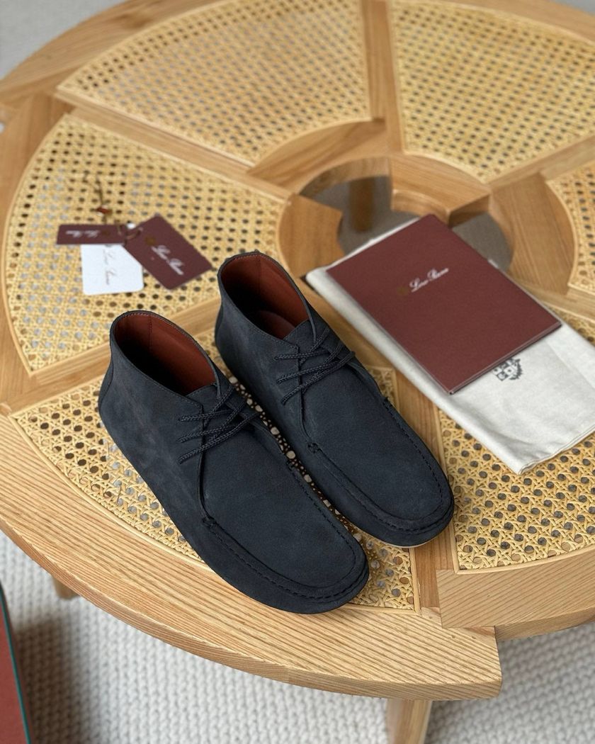 Высокие утепленные лоферы Loro Piana