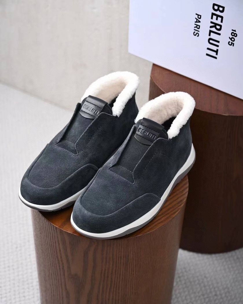 Высокие утеплённые лоферы Berluti
