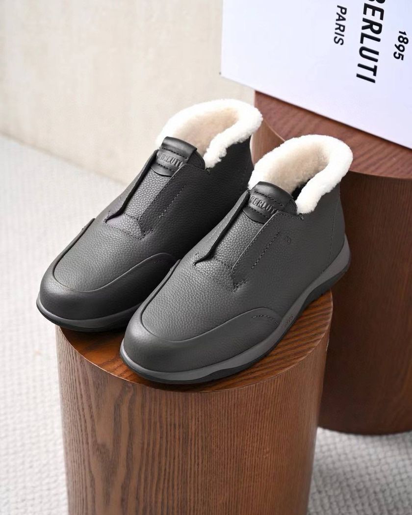Высокие утеплённые лоферы Berluti