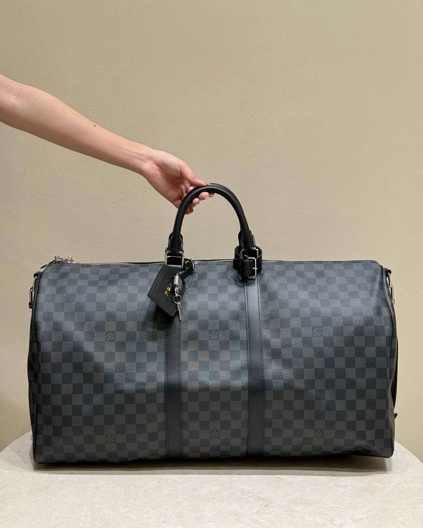 Дорожная сумка Louis Vuitton Keepall Bandoulière Damier Graphite